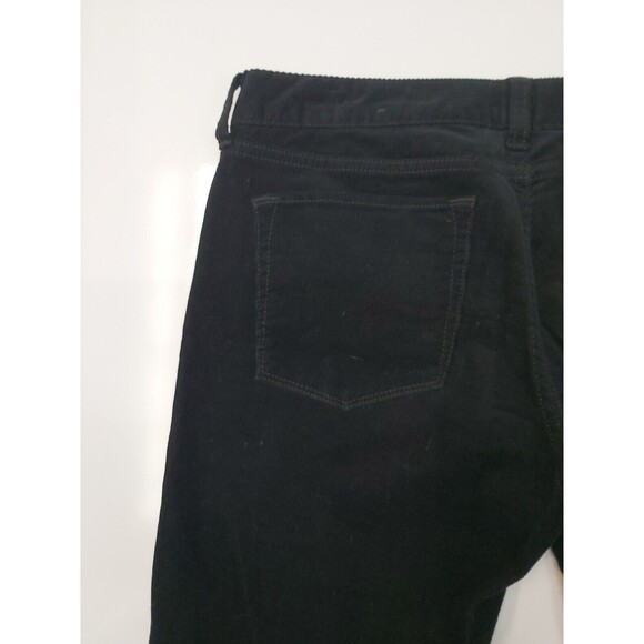 Banana Republic Jeans Black Skinny Dark Wash Stretch Corduroy Jeans size 28/6 - Picture 3 of 14